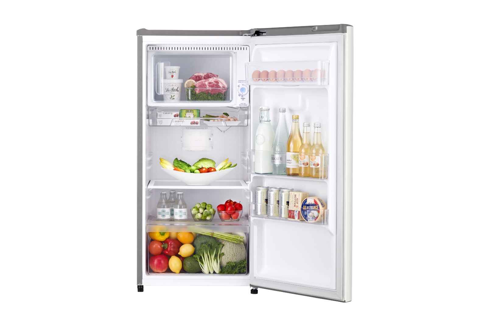 front view door open food